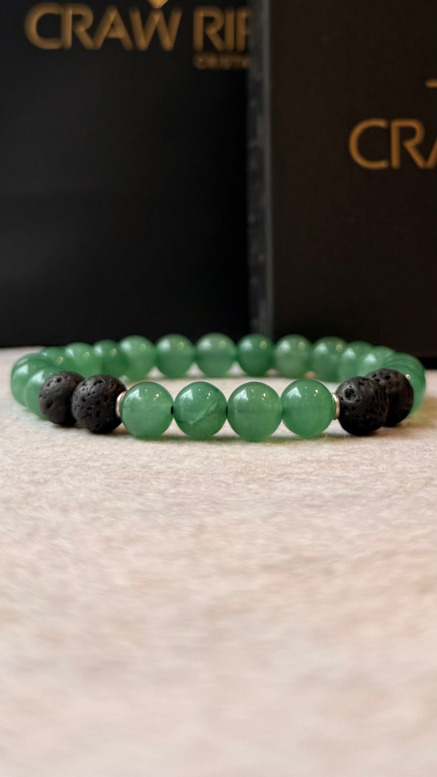 Quartzo Verde • Lava Vulcânica | Saúde & Proteção