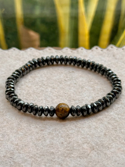 CR Essentials | Discos de Hematita e Olho de Tigre – Proteção, Coragem e Força Pessoal