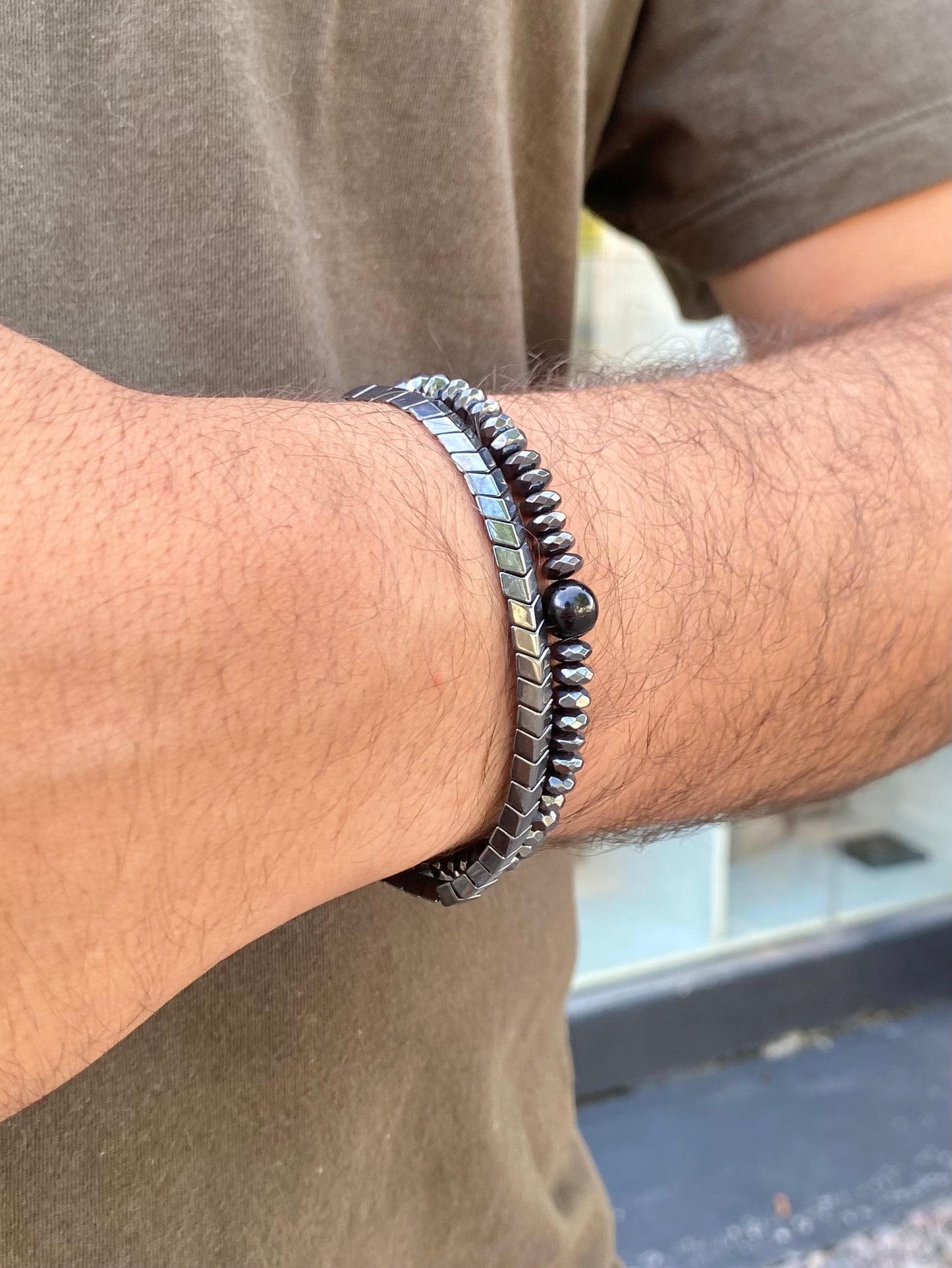 Conjunto CR | Hematita e Turmalina Negra – Proteção, Coragem e Autoconfiança