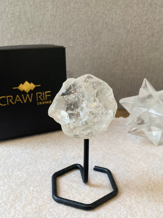 Quartzo Cristal na Base – Clareza Mental, Purificação e Limpeza Energética