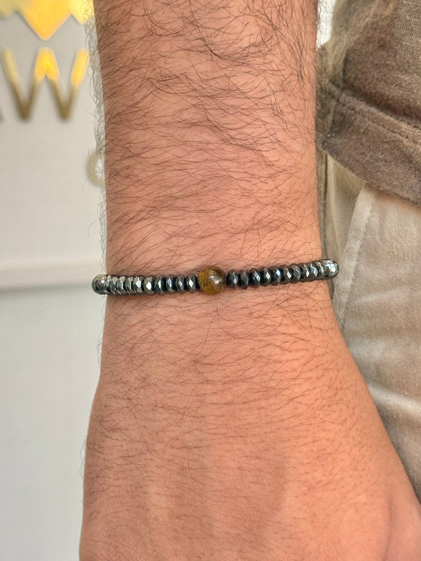 CR Essentials | Discos de Hematita e Olho de Tigre – Proteção, Coragem e Força Pessoal