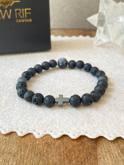 Lava Vulcânica e Labradorita #FaithCR