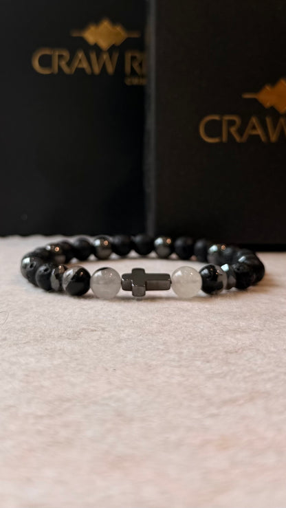 Quartzo Turmalinado, Hematita e Lava Vulcânica – Clareza, Coragem e Proteção #FaithCR