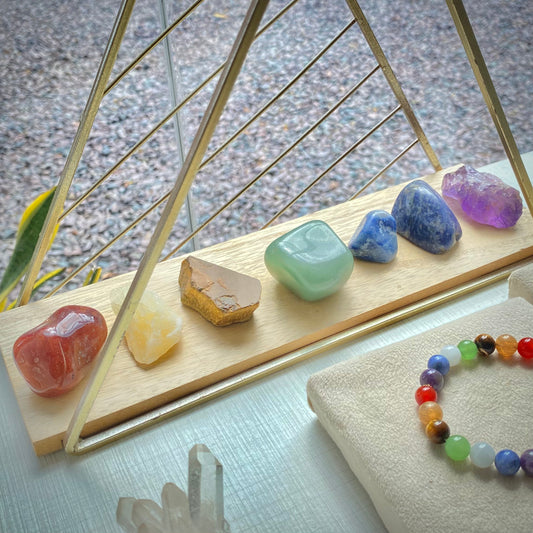 Kit de Pedras dos 7 Chakras