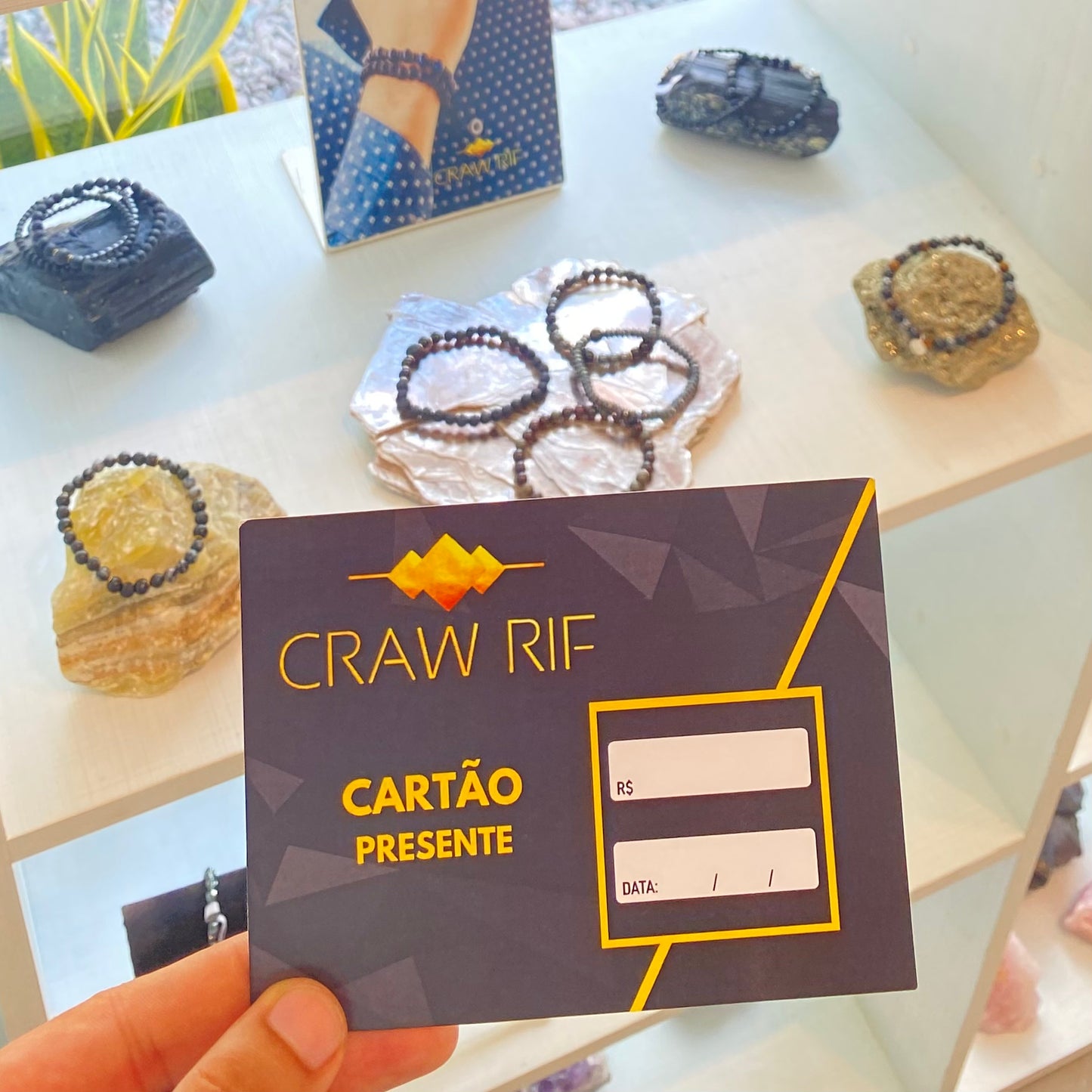 Cartão Presente Craw Rif Cristais