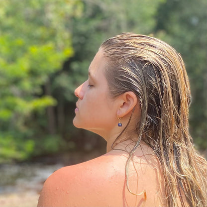 Lápis-Lazúli (Força Espiritual, Sabedoria, Harmonia) Brinco Uno